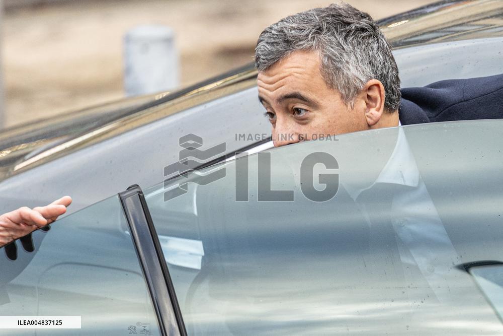 Gérald Darmanin Minister of Justice at ENM Bordeaux