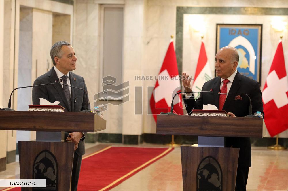 PM Mohammed Shia' al-Sudani Welcomes Ignazio Cassis - Baghdad