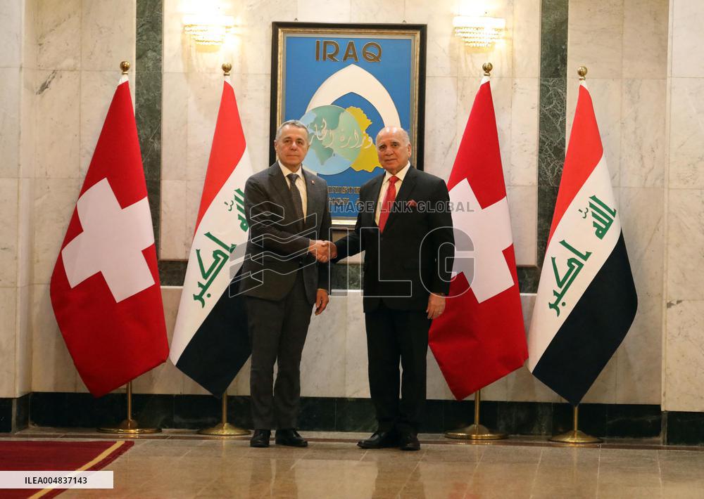 PM Mohammed Shia' al-Sudani Welcomes Ignazio Cassis - Baghdad