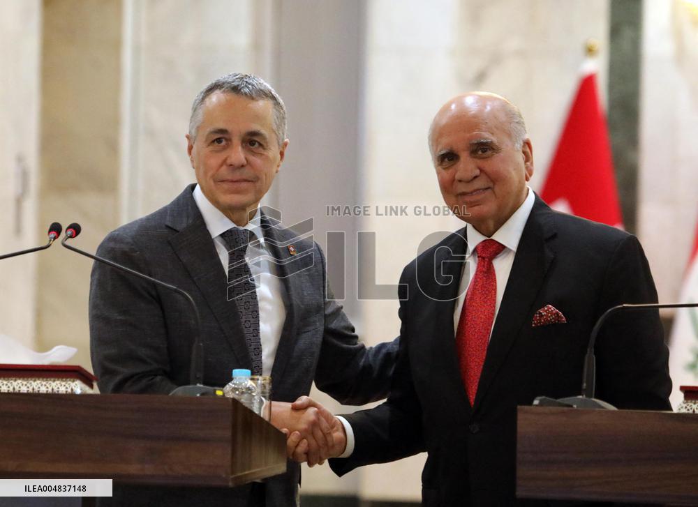 PM Mohammed Shia' al-Sudani Welcomes Ignazio Cassis - Baghdad