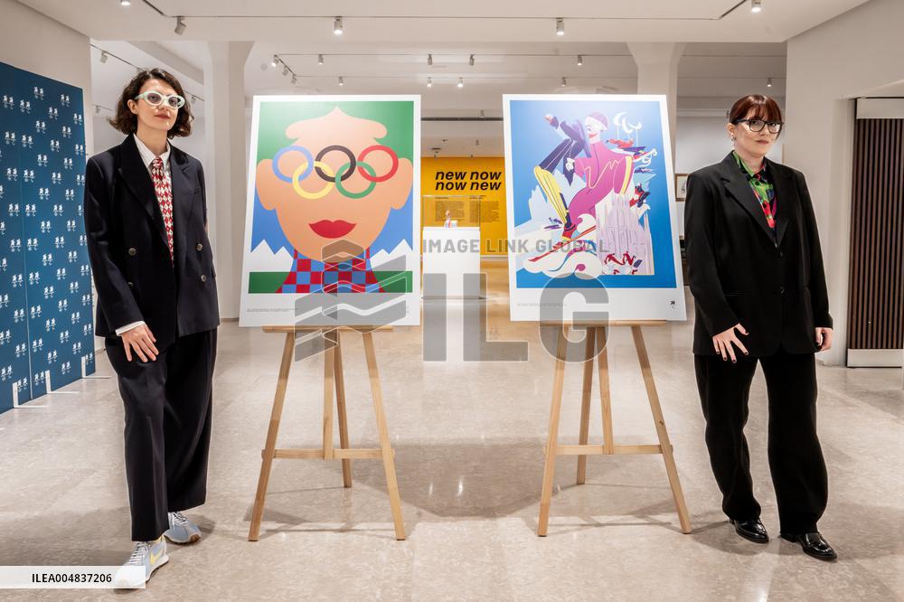 Official Posters Milano Cortina Olympic And Paralympic Winter Games 2026 - Italy