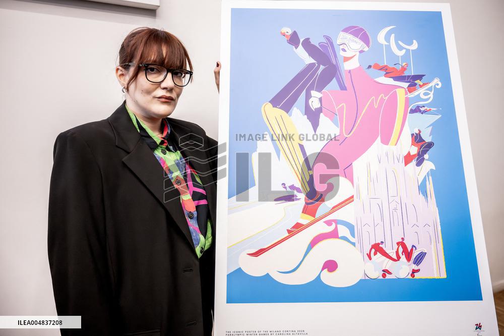 Official Posters Milano Cortina Olympic And Paralympic Winter Games 2026 - Italy