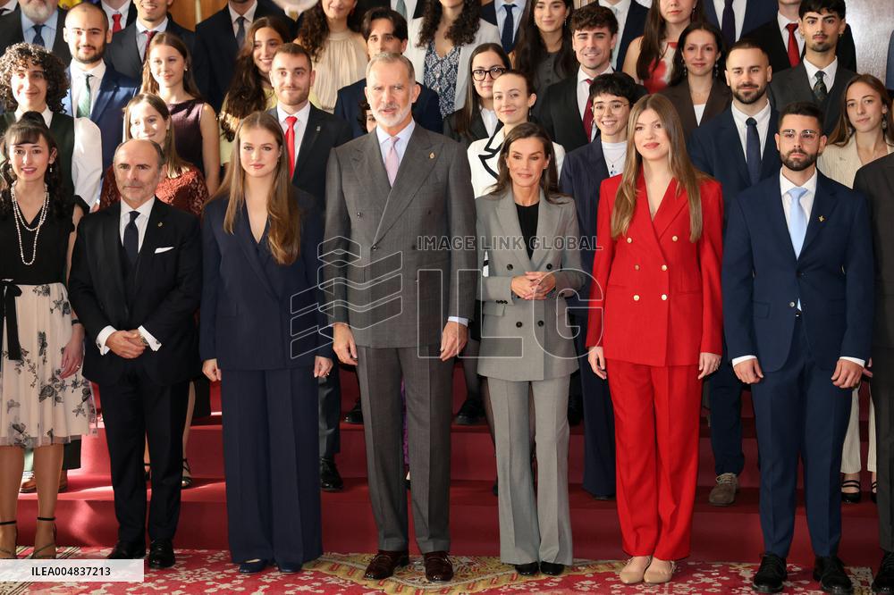 Spanish Royal Family Audience - Oviedo