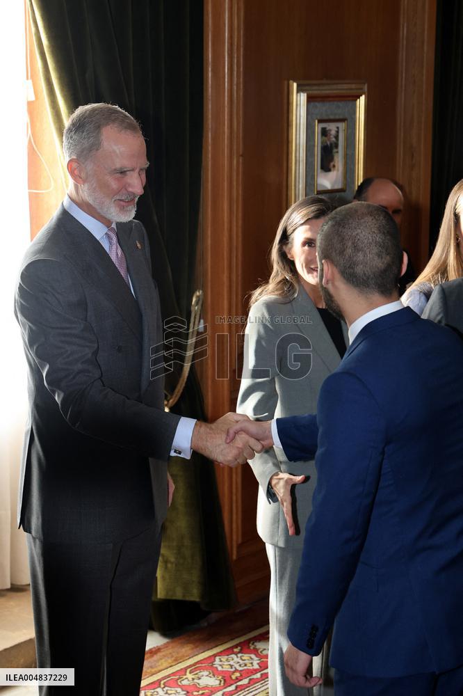 Spanish Royal Family Audience - Oviedo
