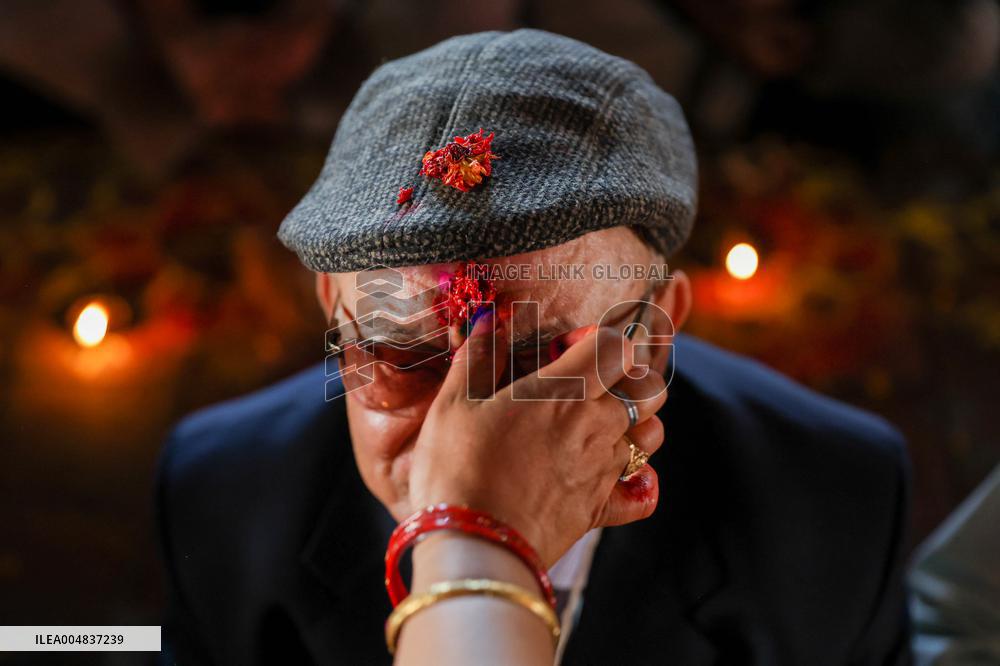 Tihar Festival At Kasthamandap Temple - Nepal