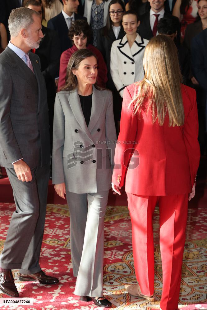 Spanish Royal Family Audience - Oviedo