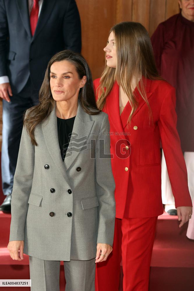 Spanish Royal Family Audience - Oviedo
