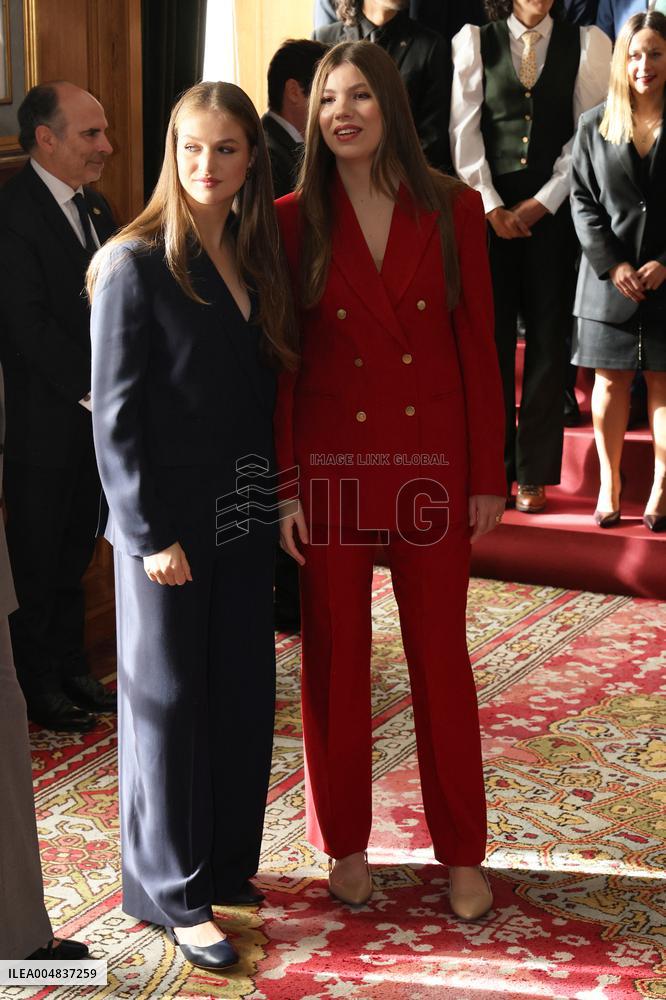 Spanish Royal Family Audience - Oviedo