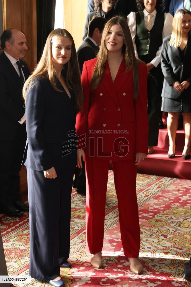 Spanish Royal Family Audience - Oviedo