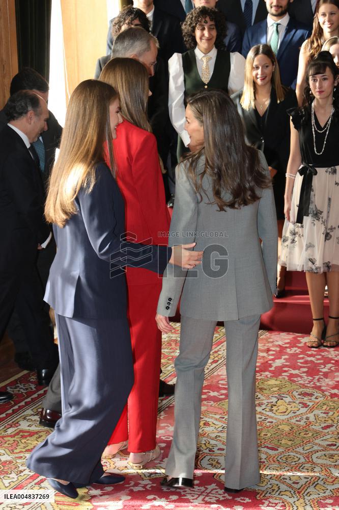 Spanish Royal Family Audience - Oviedo