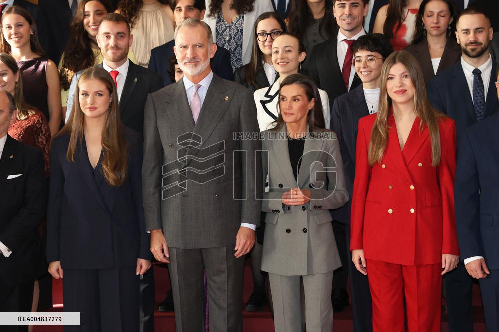 Spanish Royal Family Audience - Oviedo