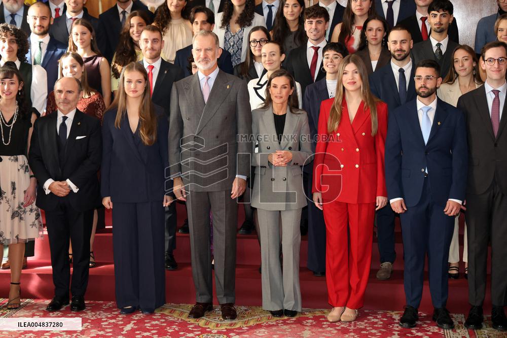 Spanish Royal Family Audience - Oviedo