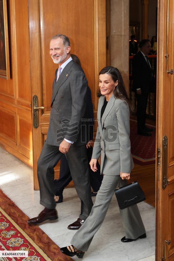 Spanish Royal Family Audience - Oviedo