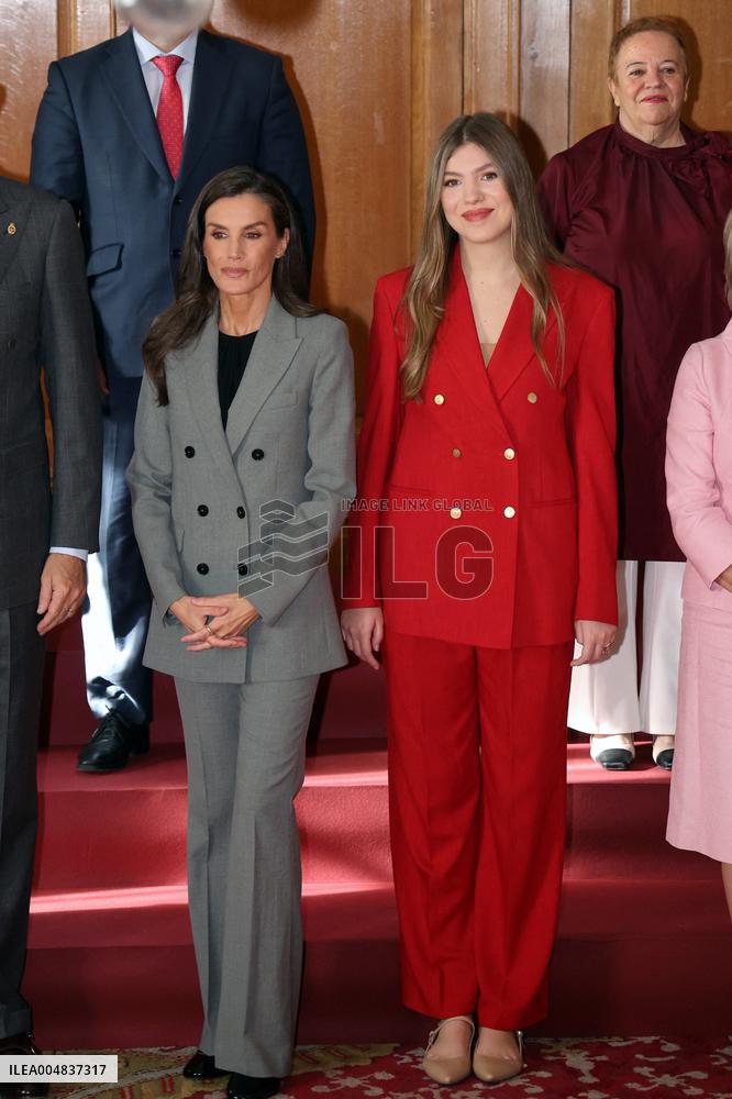 Spanish Royal Family Audience - Oviedo