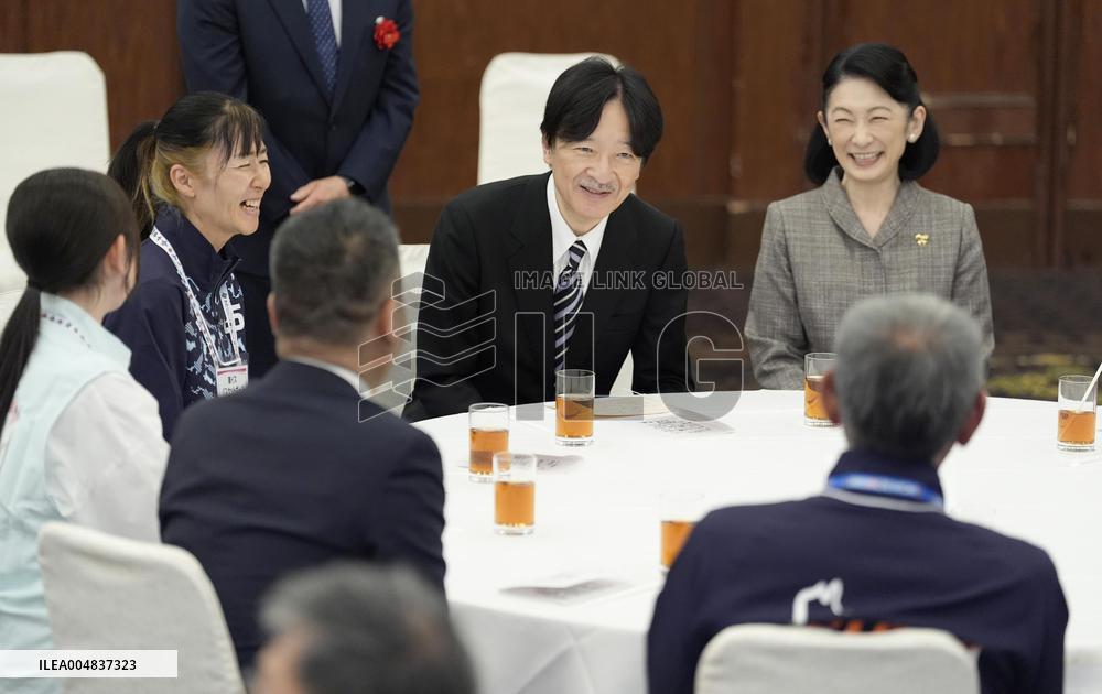 Crown prince to attend sports event for disabled in Shiga Pref.