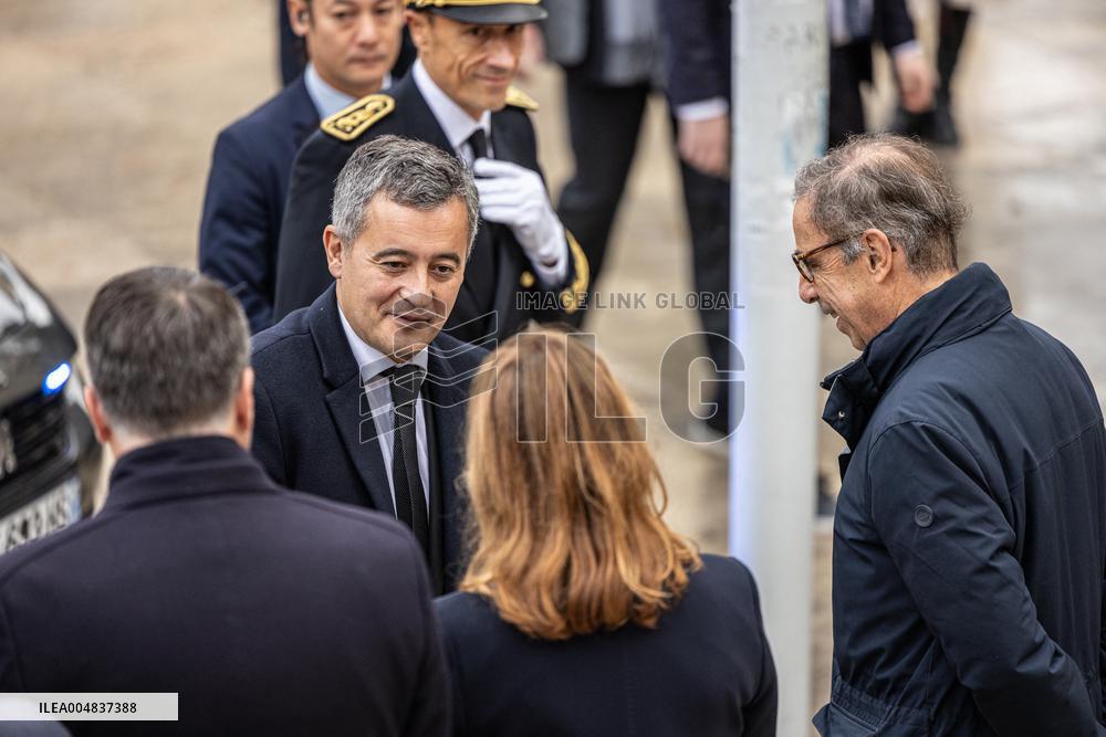 Gérald Darmanin Minister of Justice at ENM Bordeaux