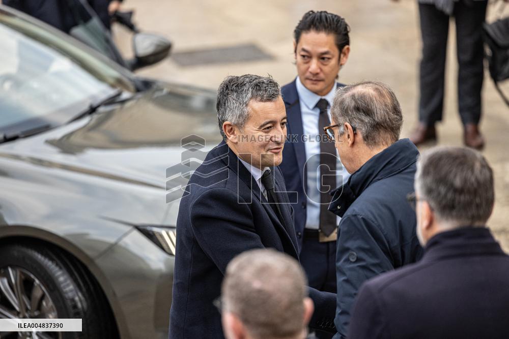 Gérald Darmanin Minister of Justice at ENM Bordeaux