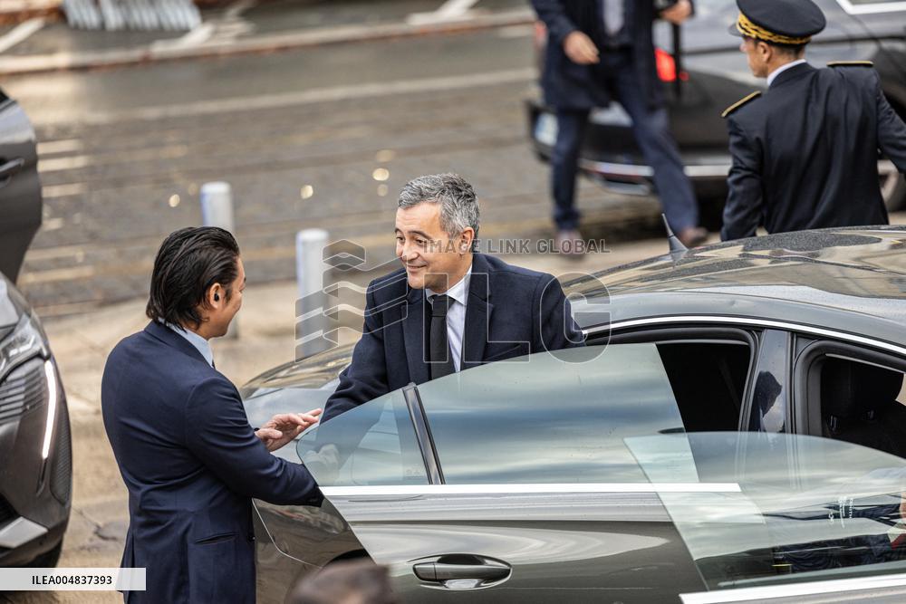 Gérald Darmanin Minister of Justice at ENM Bordeaux