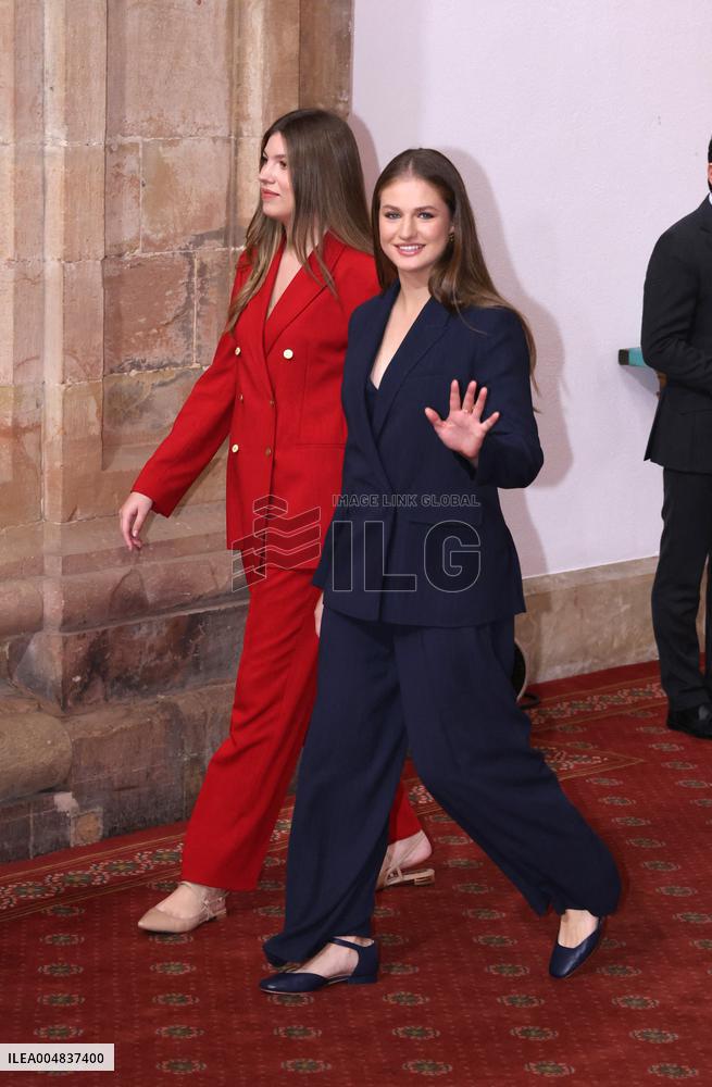 Spanish Royal Family Audience - Oviedo