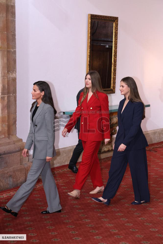 Spanish Royal Family Audience - Oviedo