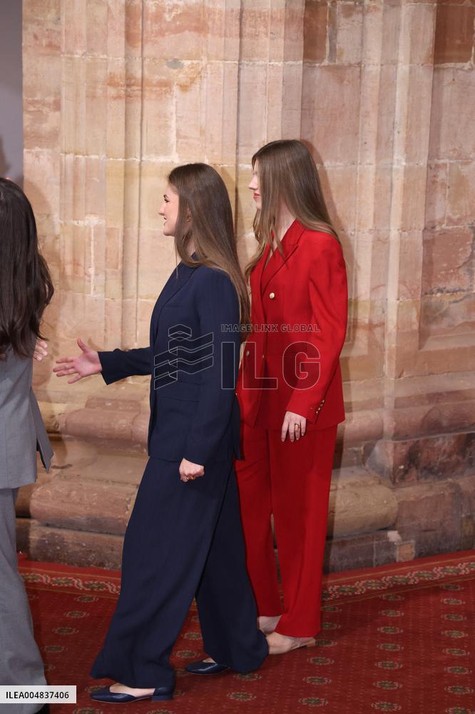 Spanish Royal Family Audience - Oviedo