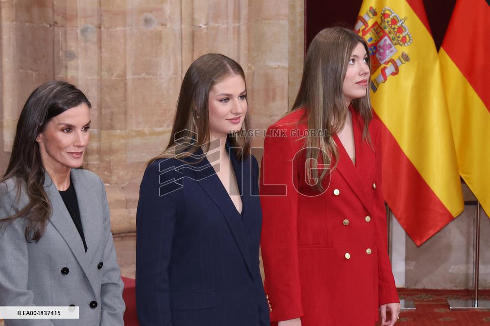 Spanish Royal Family Audience - Oviedo
