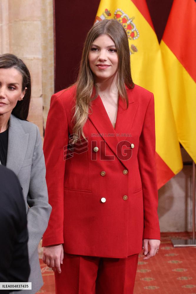 Spanish Royal Family Audience - Oviedo