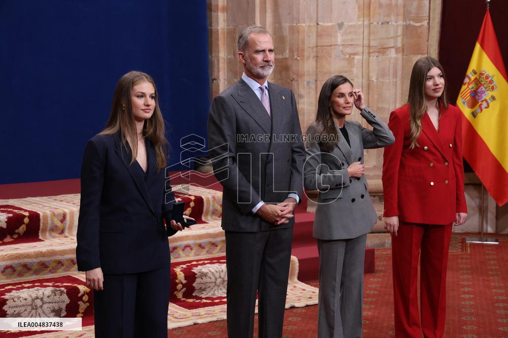 Spanish Royal Family Audience - Oviedo