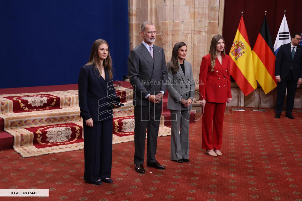 Spanish Royal Family Audience - Oviedo