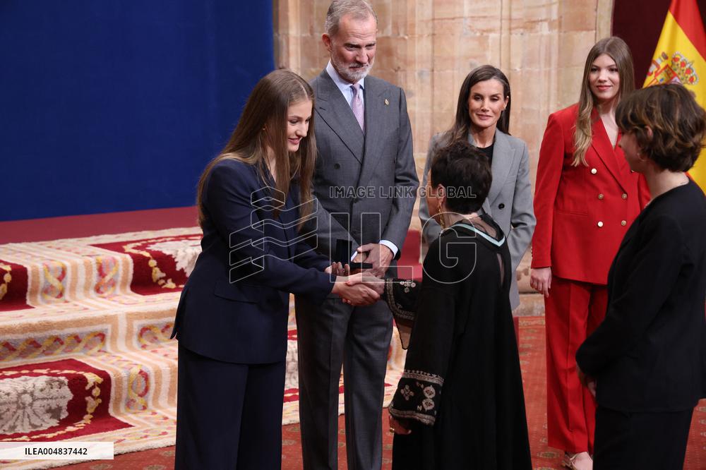 Spanish Royal Family Audience - Oviedo