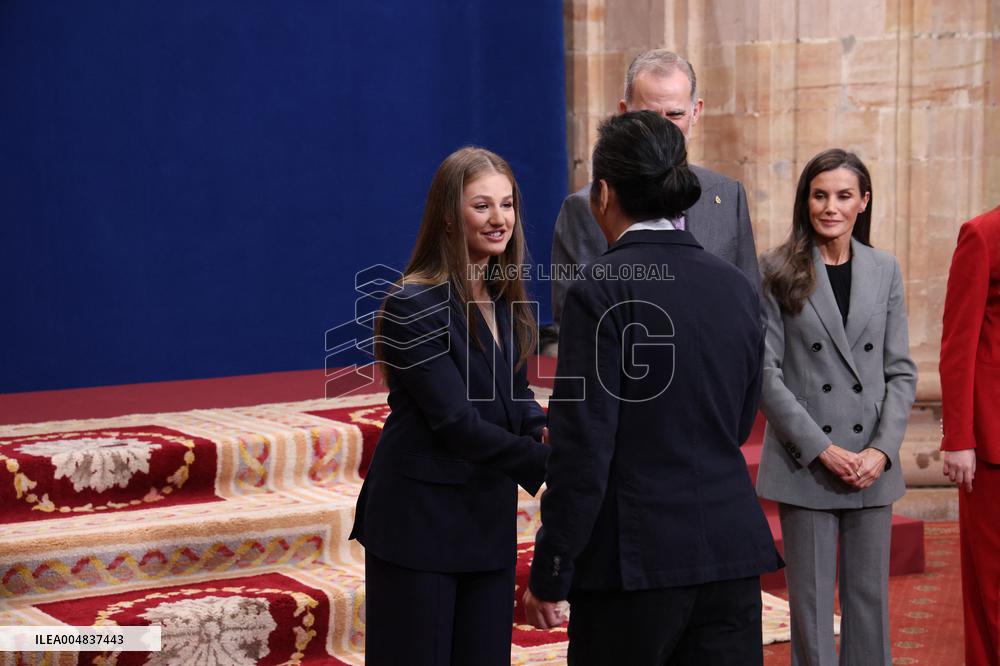 Spanish Royal Family Audience - Oviedo