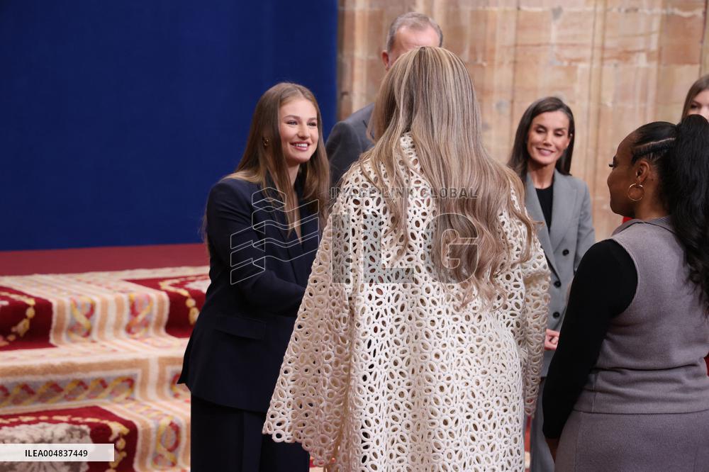 Spanish Royal Family Audience - Oviedo