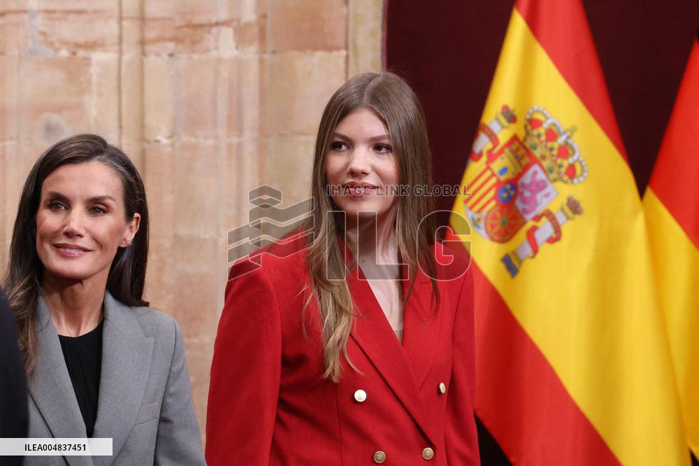 Spanish Royal Family Audience - Oviedo