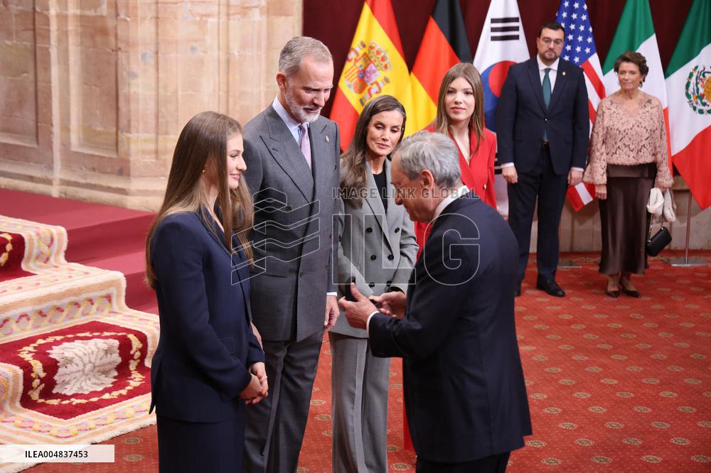 Spanish Royal Family Audience - Oviedo