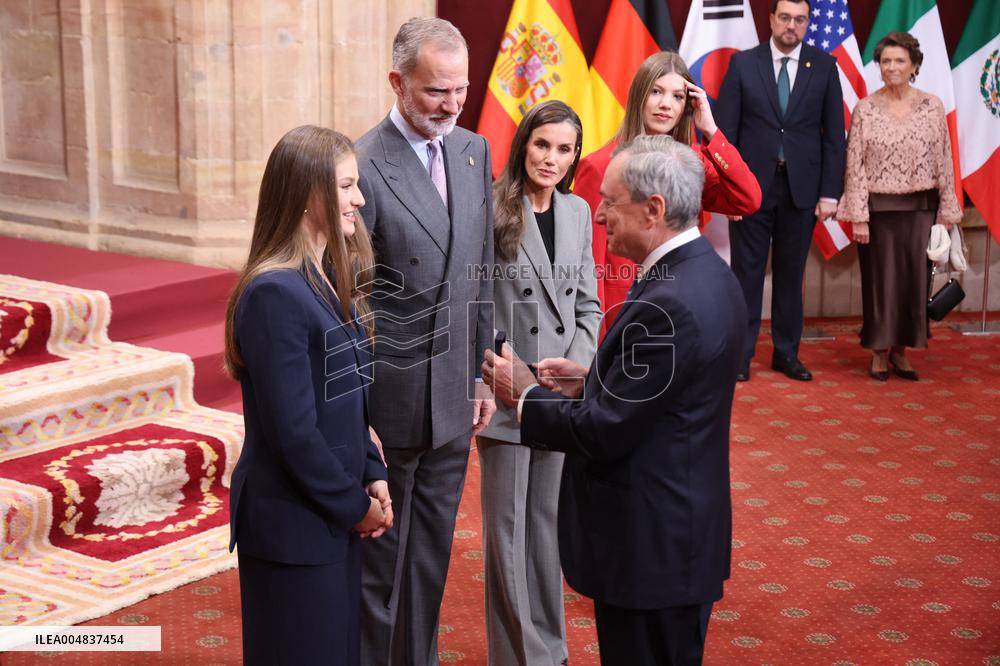 Spanish Royal Family Audience - Oviedo