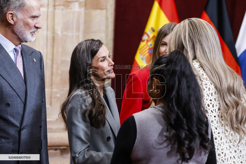 Royals Deliver Medal of Honor To Winners At Princess of Asturias Awards - Spain