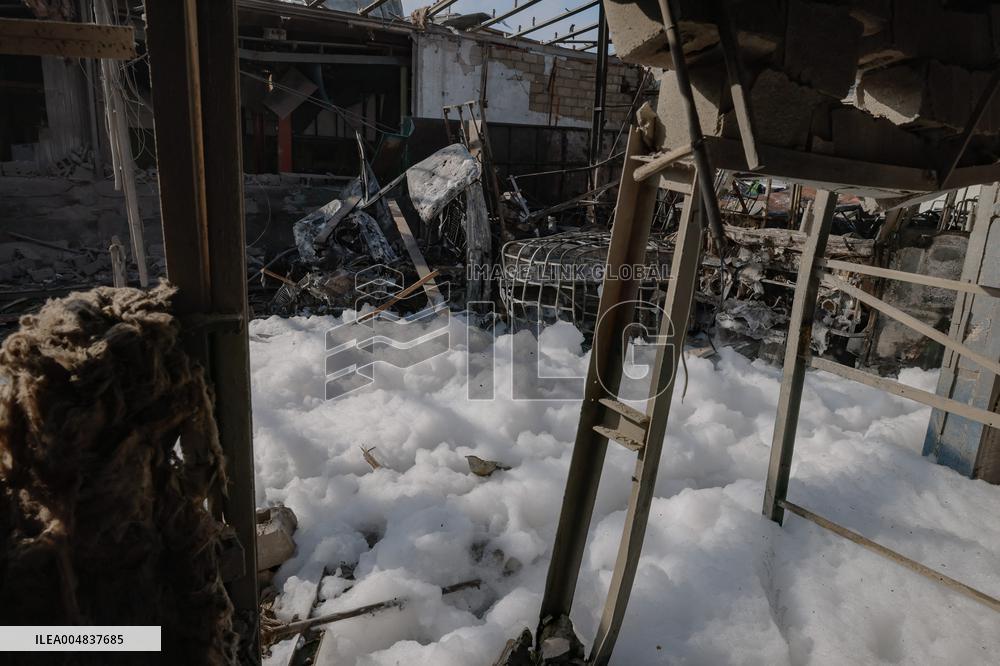 Aftermath Of Russian Attack On Industrial District - Kharkiv