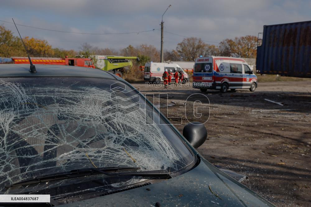 Aftermath Of Russian Attack On Industrial District - Kharkiv