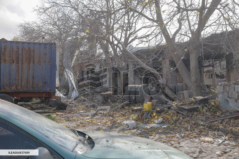 Aftermath Of Russian Attack On Industrial District - Kharkiv