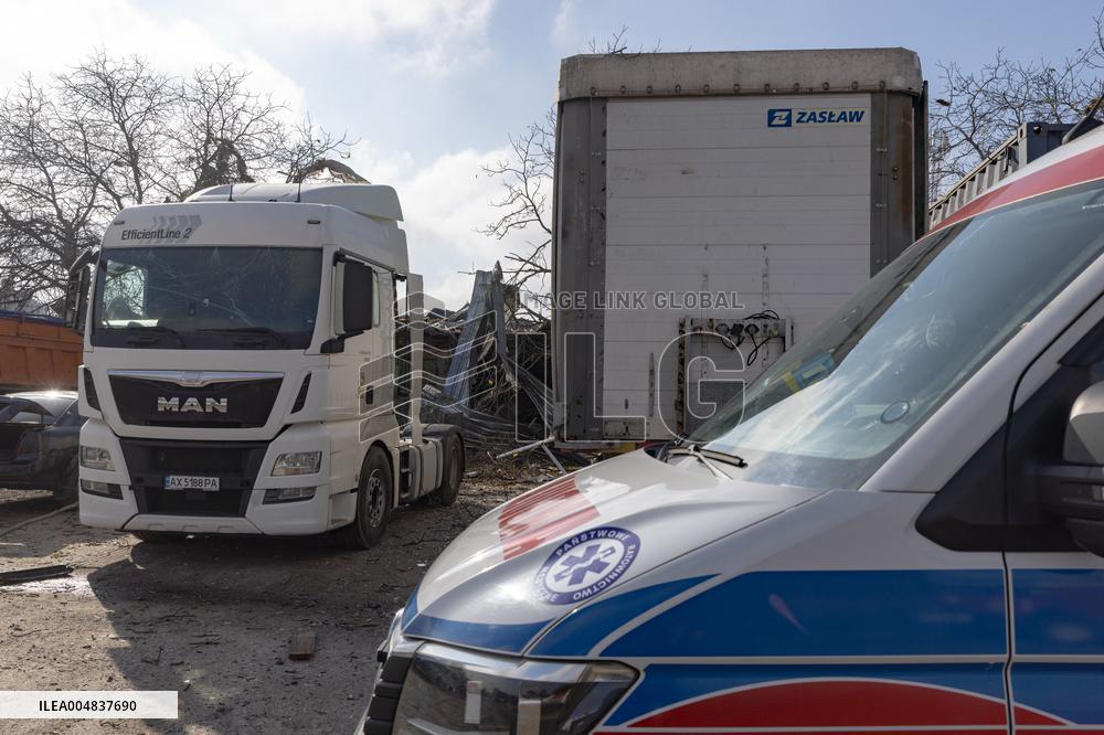 Aftermath Of Russian Attack On Industrial District - Kharkiv