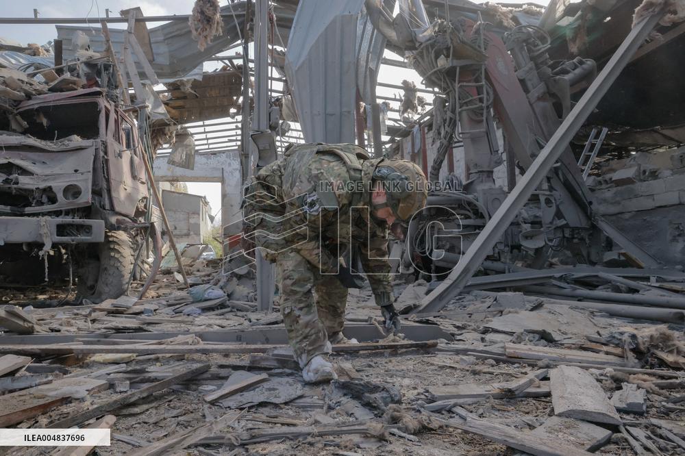 Aftermath Of Russian Attack On Industrial District - Kharkiv