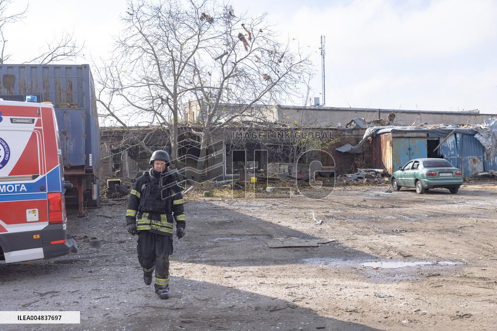 Aftermath Of Russian Attack On Industrial District - Kharkiv