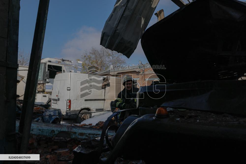 Aftermath Of Russian Attack On Industrial District - Kharkiv