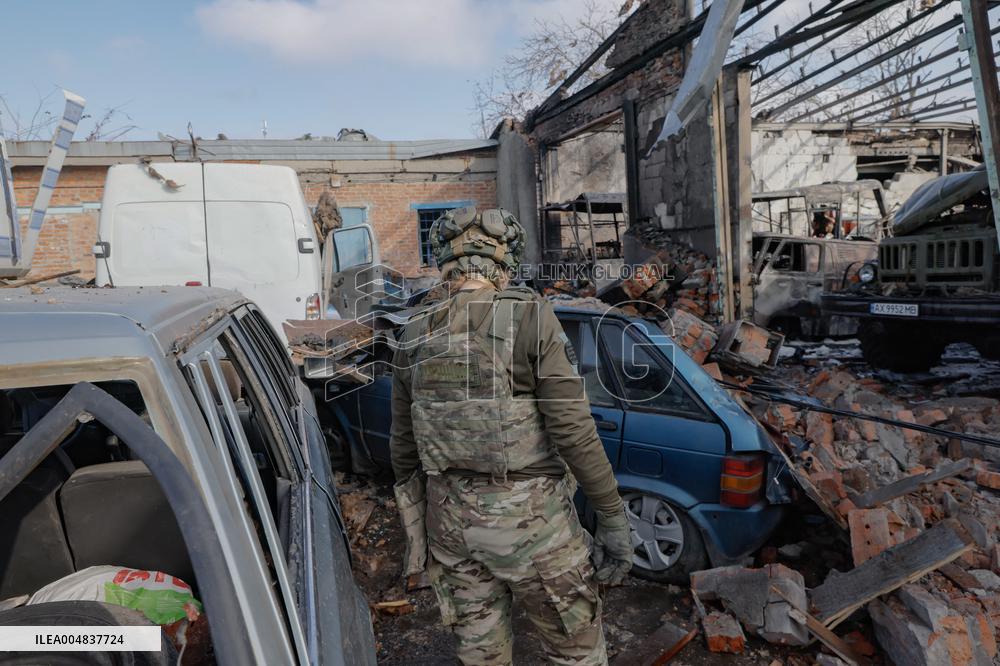 Aftermath Of Russian Attack On Industrial District - Kharkiv