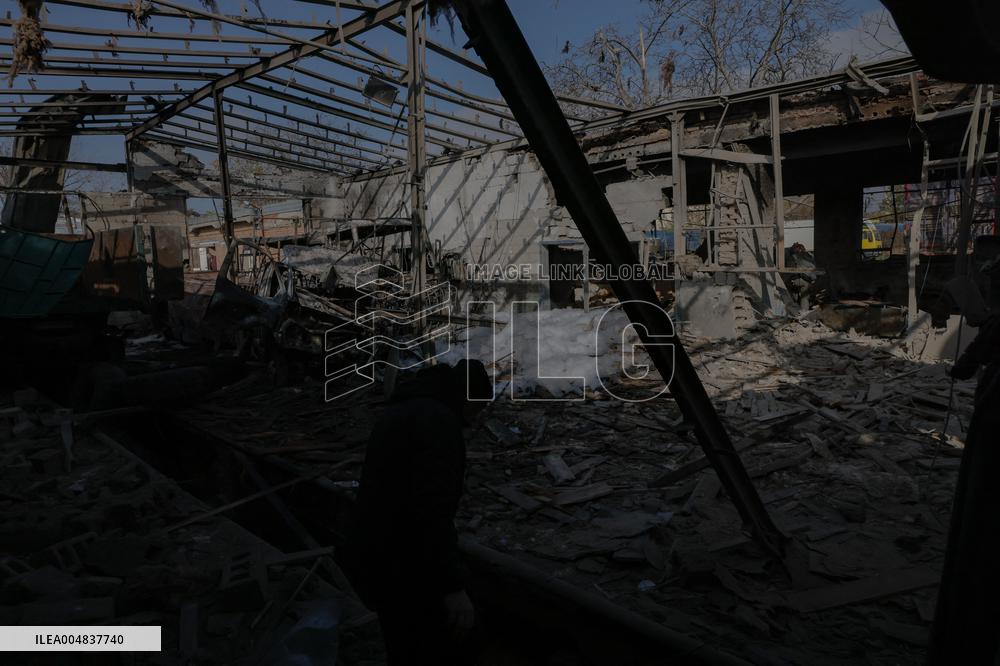 Aftermath Of Russian Attack On Industrial District - Kharkiv