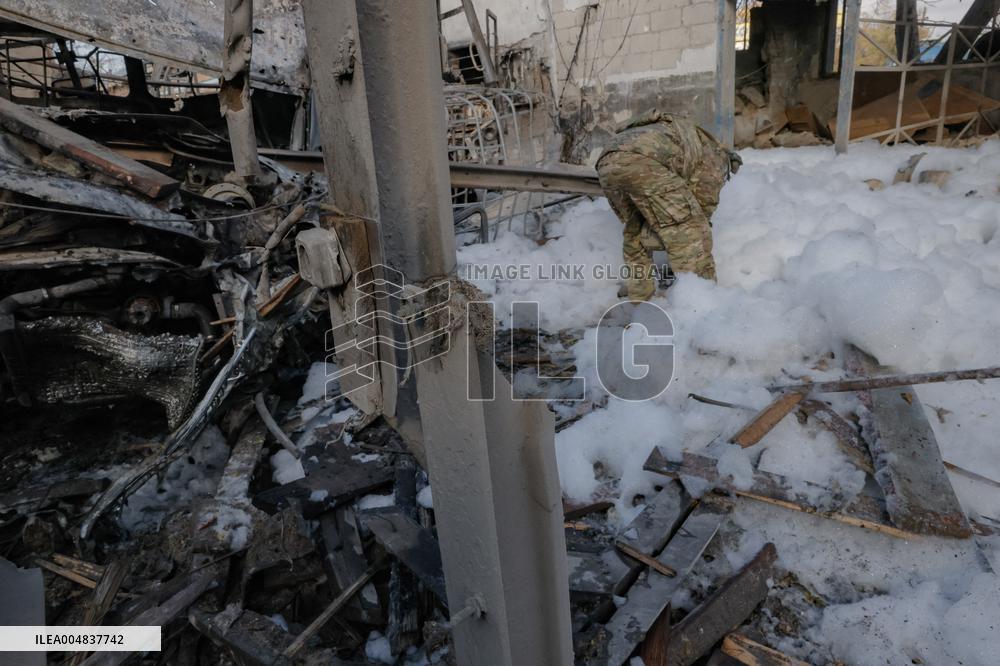 Aftermath Of Russian Attack On Industrial District - Kharkiv