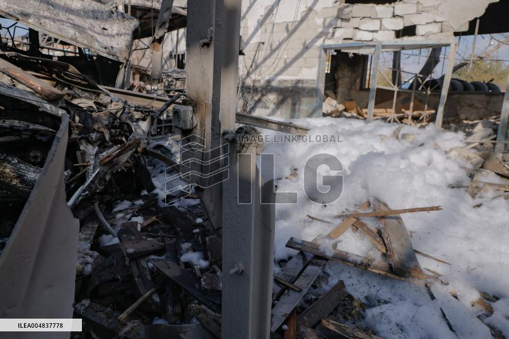 Aftermath Of Russian Attack On Industrial District - Kharkiv