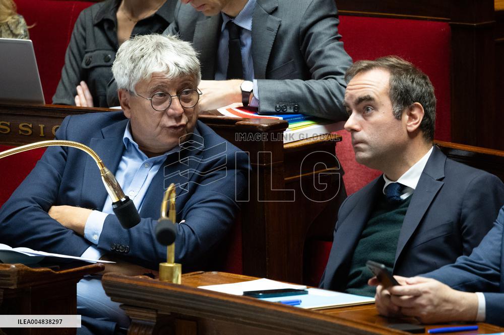 Debate about the 2026 State Budget at the National Assembly - Paris