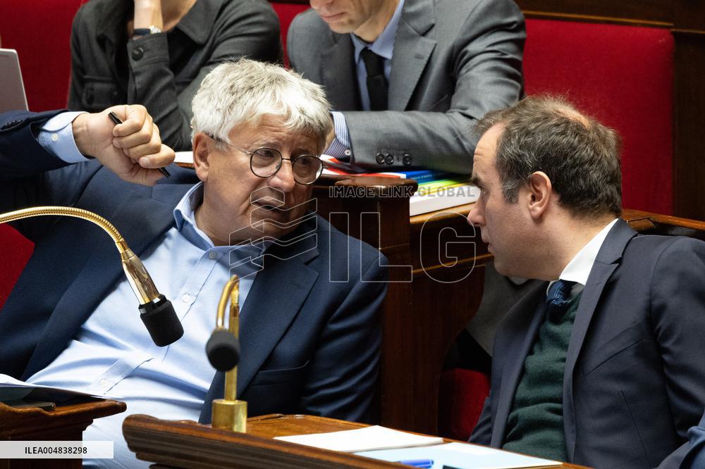 Debate about the 2026 State Budget at the National Assembly - Paris