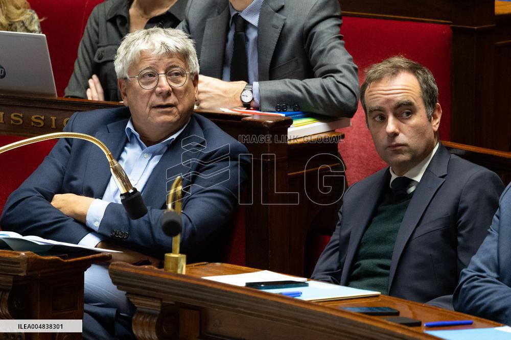 Debate about the 2026 State Budget at the National Assembly - Paris